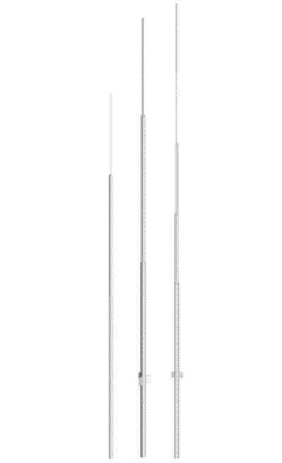 Free-standing interception pole
